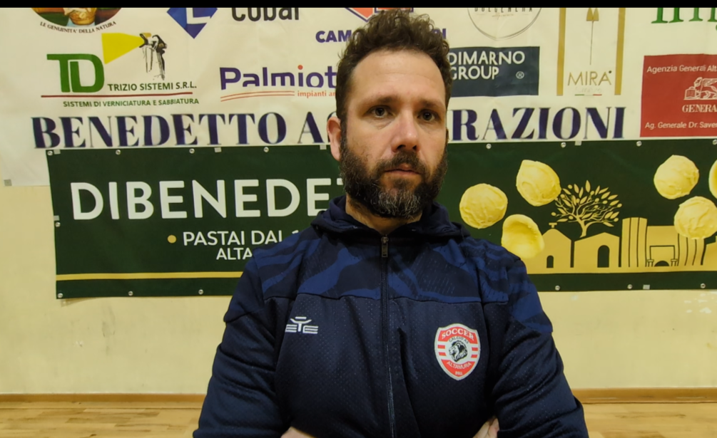 Soccer Altamura, l'orgoglio di Valente: "Oltre la salvezza, ora sogniamo i Play-off"