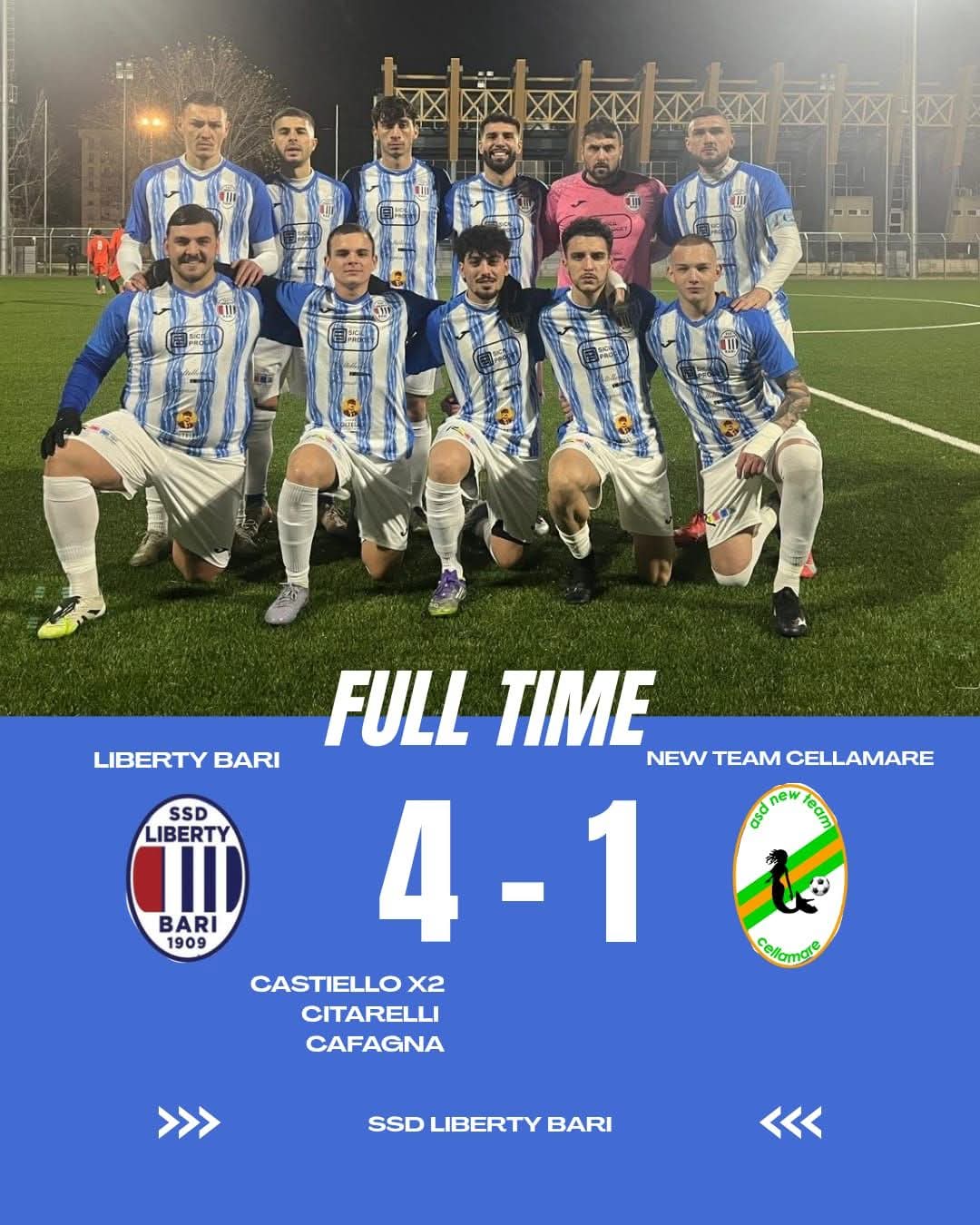 Terza Categoria: Liberty Bari travolgente, Next Club e Warriors al tappeto
