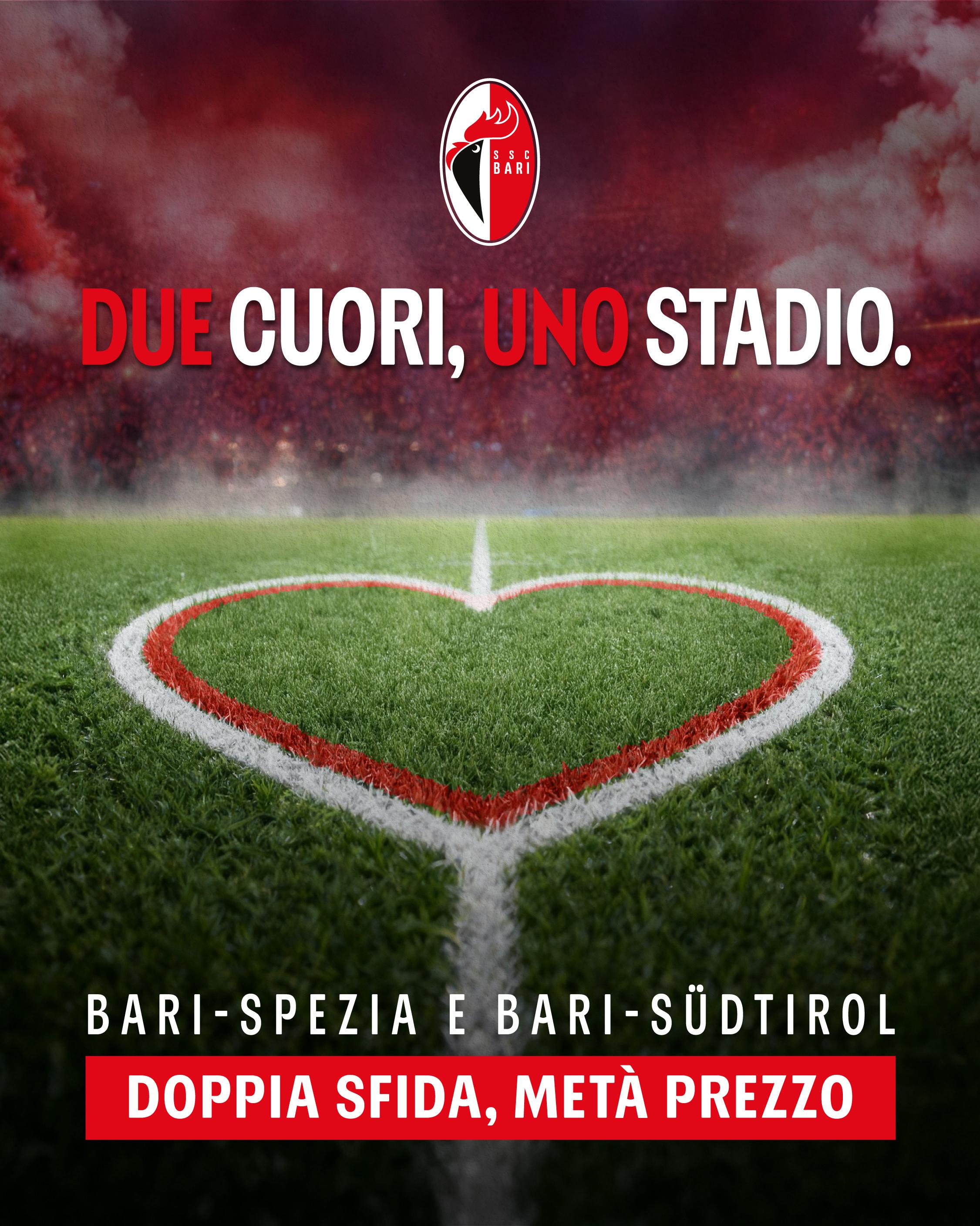 Bari-Spezia a metà prezzo: il San Nicola chiama a raccolta i tifosi
