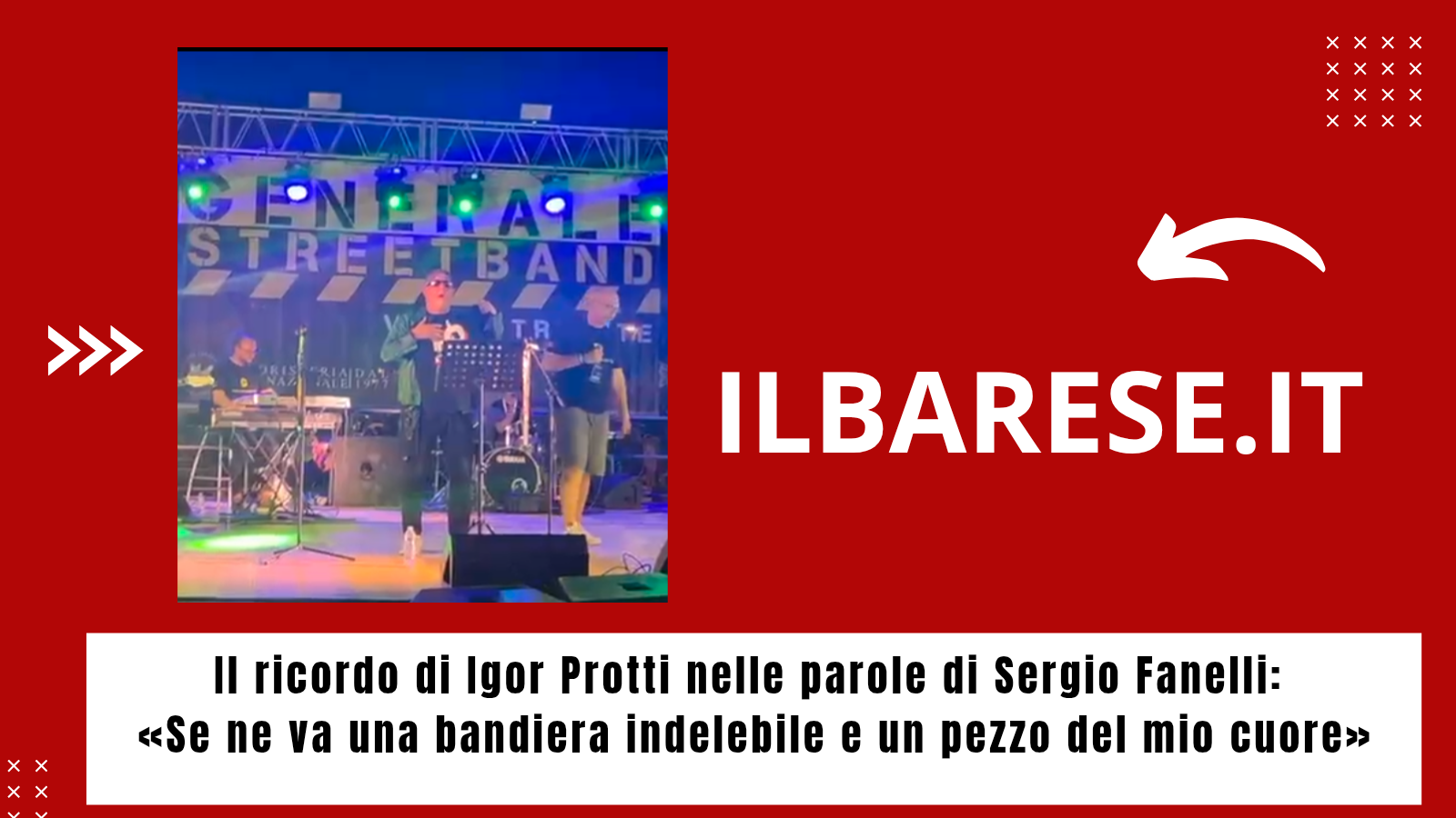 Il ricordo di Igor Protti nelle parole di Sergio Fanelli: «Se ne va una bandiera indelebile e un pezzo del mio cuore» (CB)
